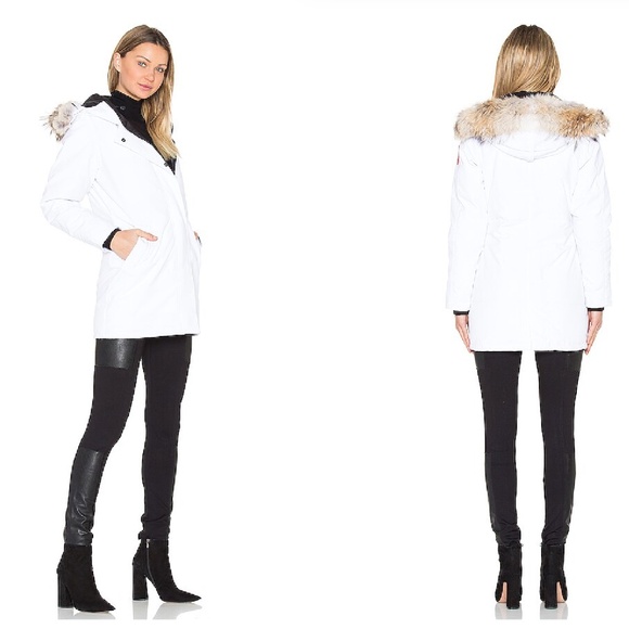 Canada Goose Victoria Parka in White Size Small - Picture 8 of 8